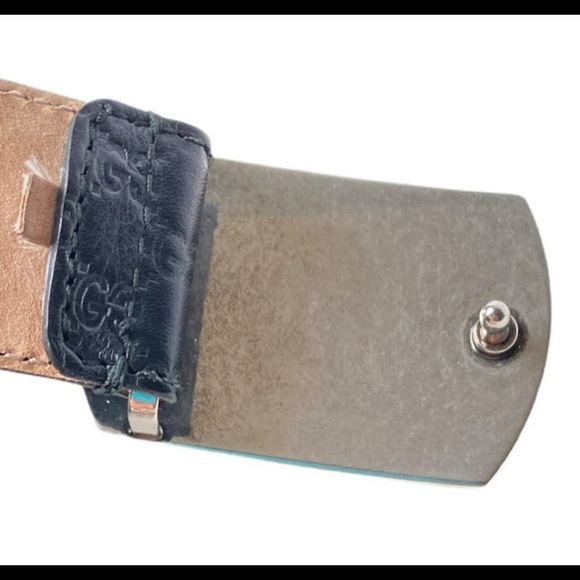 Gucci Mircrossima Belt With Dog Tag Authentic / Genuine size 85/34 - Picture 4 of 8